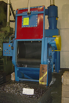 BCS installed airblast machine